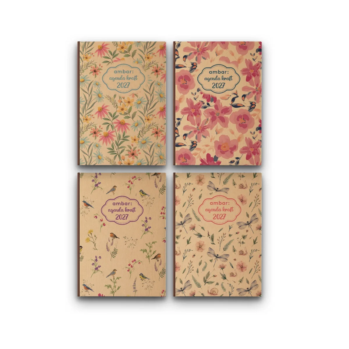 Agenda Mini Secretária 1 Dia 95×145 Graphic Kraft