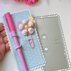 Porta lápis e Clips Escolar