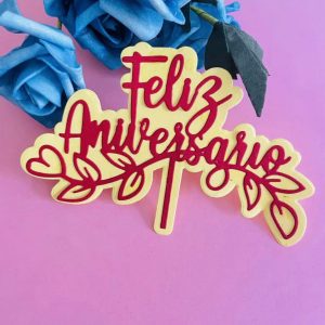 FELIZ ANIVERSÁRIO TOPO BOLO