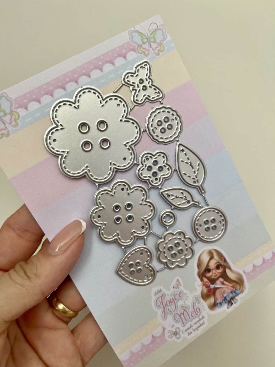 KIT FLORAL MILENA/SERVE COMO PEÇAS DE BOTÕES